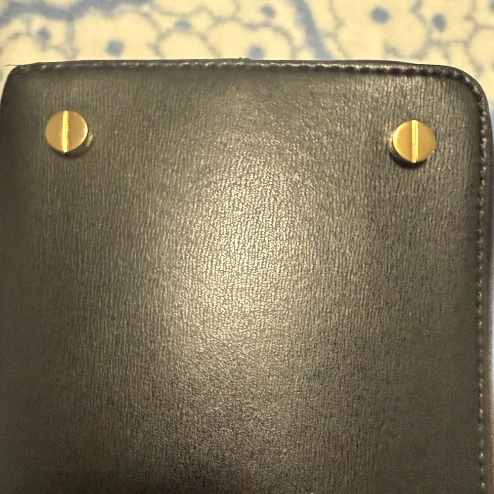 Toteme Elegant Black Shoulder Bag with Gold Detail - Picture 9 of 9